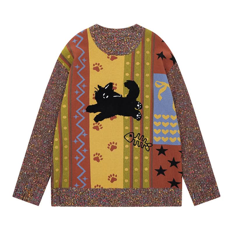 Pullover für Damen, locker geschnittenes Strickoberteil