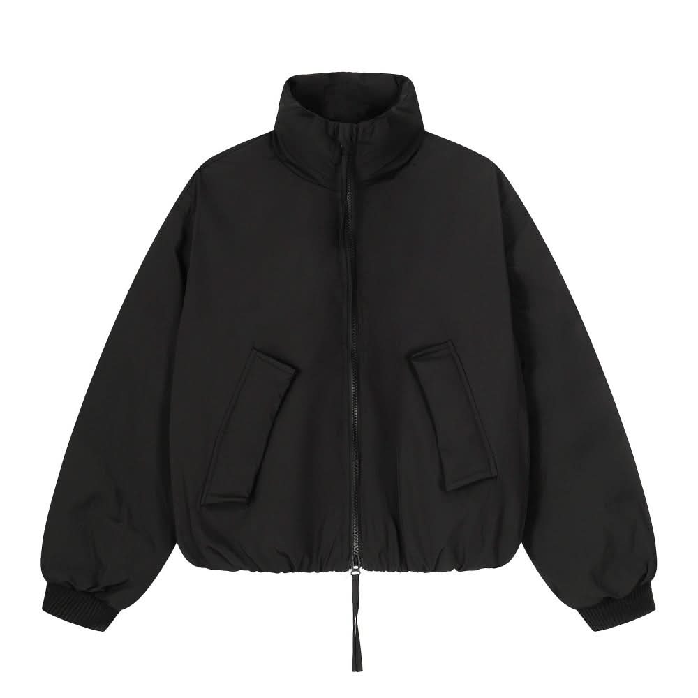 High collar cotton clothing