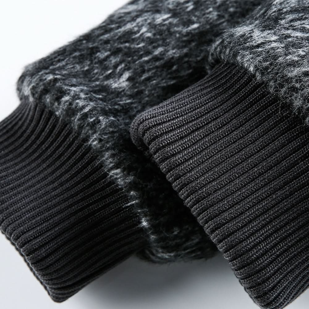 Gefälschte zweiteilige gespleißte Kapuzenbaumwolljacke