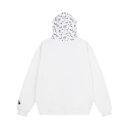 hooded zip-up hoodie loose fit long sleeve jacket style streetwear