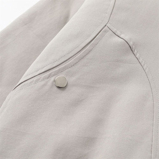 Canvas hooded cotton jacket