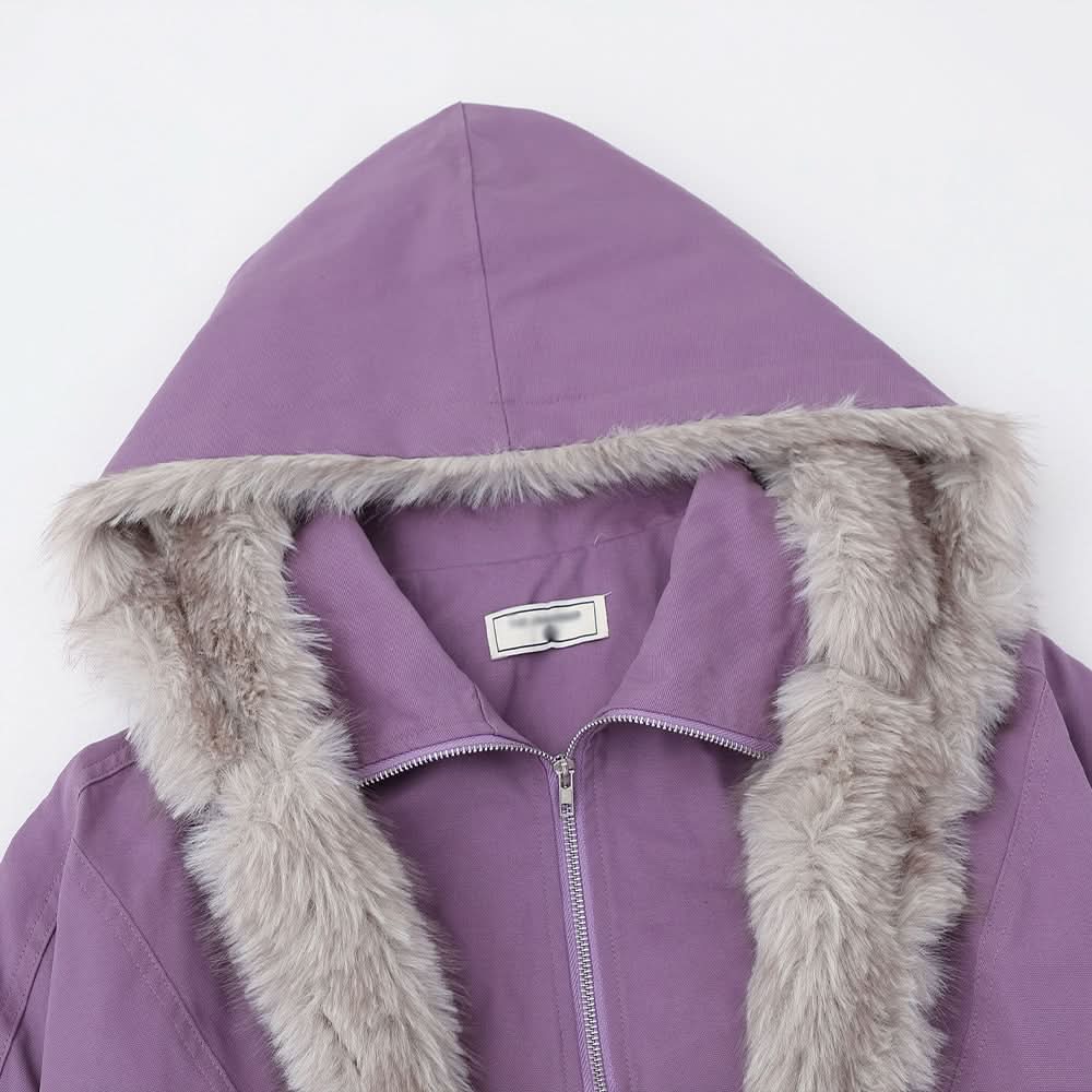 Kapuzenjacke aus Baumwolle