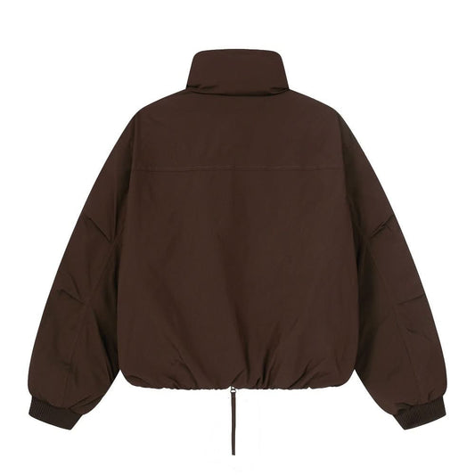 High collar cotton clothing