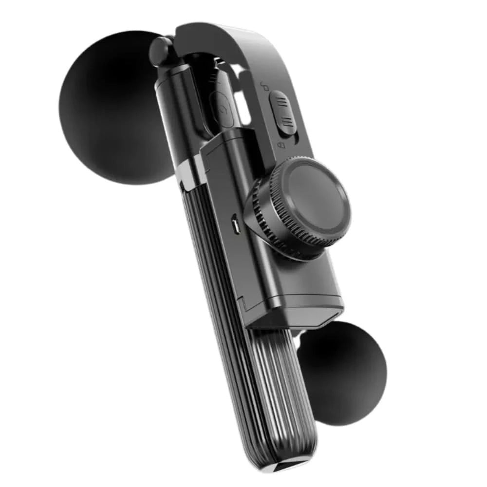 Gimbal-Stabilisator, Selfie-Stick aus Edelstahl mit Bluetooth für Mobiltelefone