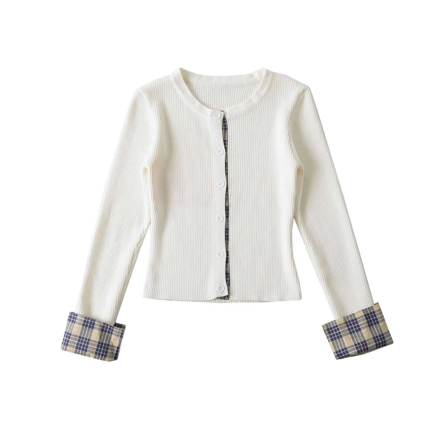Einreihiges Cardigan-Top