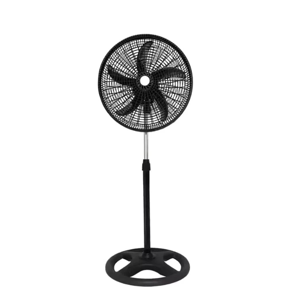 Leiser Standventilator mit 40 cm Durchmesser und 6 Flügeln – Schwarz und Weiß – 127 V/220 V