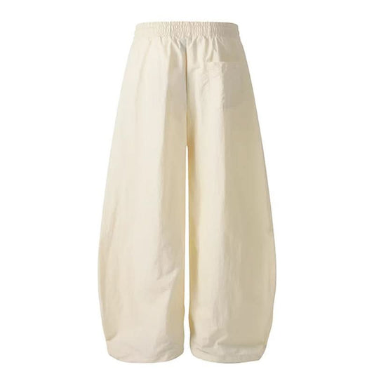 Cargo Paratrooper Pants Women Loose Straight Leg Wide Leg Casual Trousers