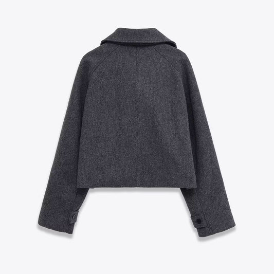 Short casual versatile short windbreaker jacket