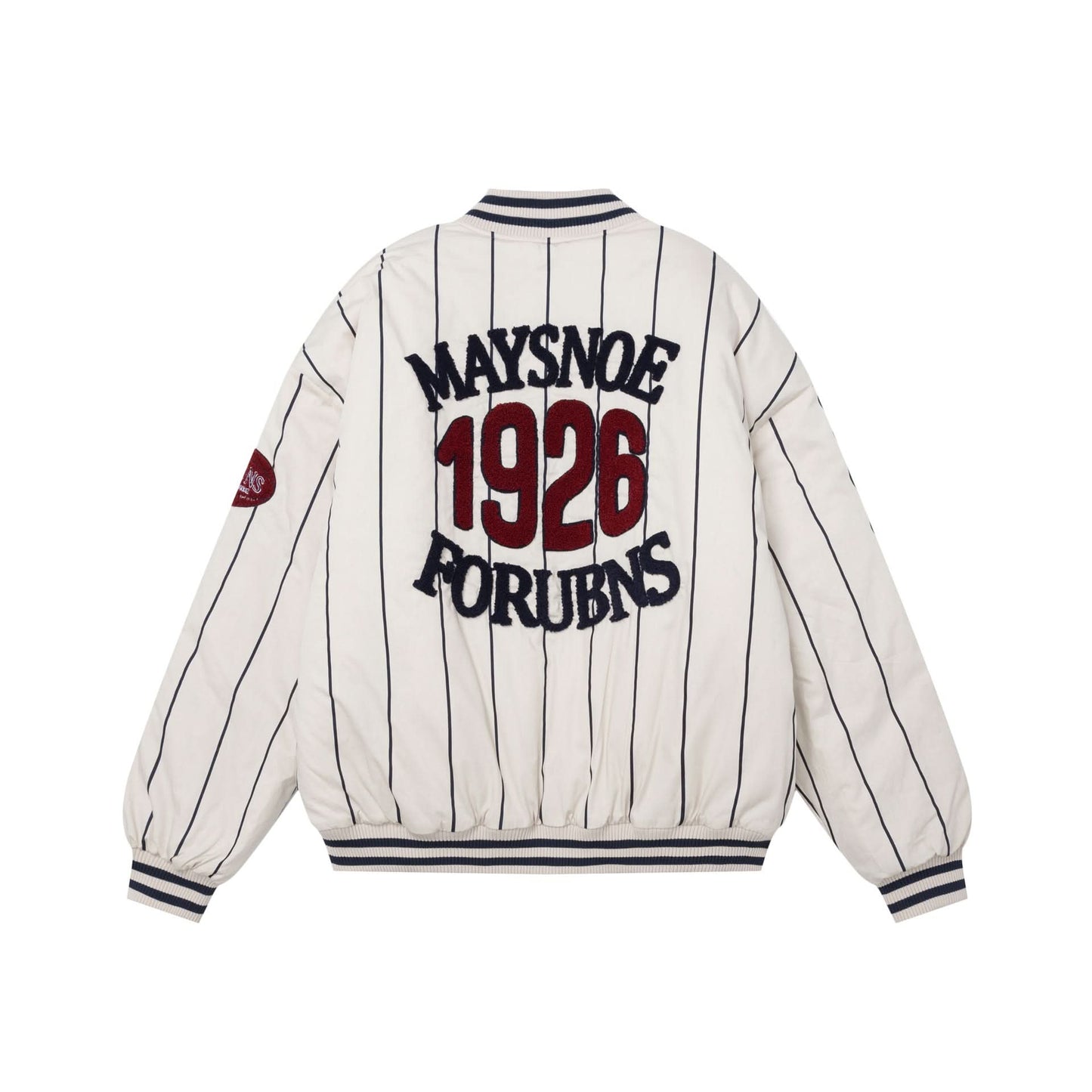 Gefälschte zweiteilige gespleißte Kapuzen-Baseball-Baumwolljacke