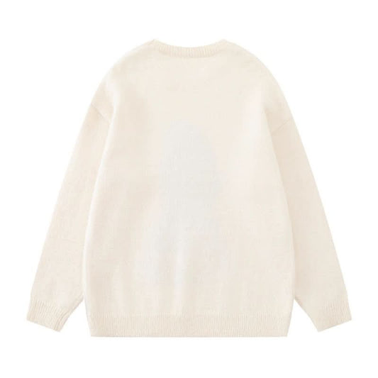 Crewneck Sweater Loose Casual Versatile Couple Top