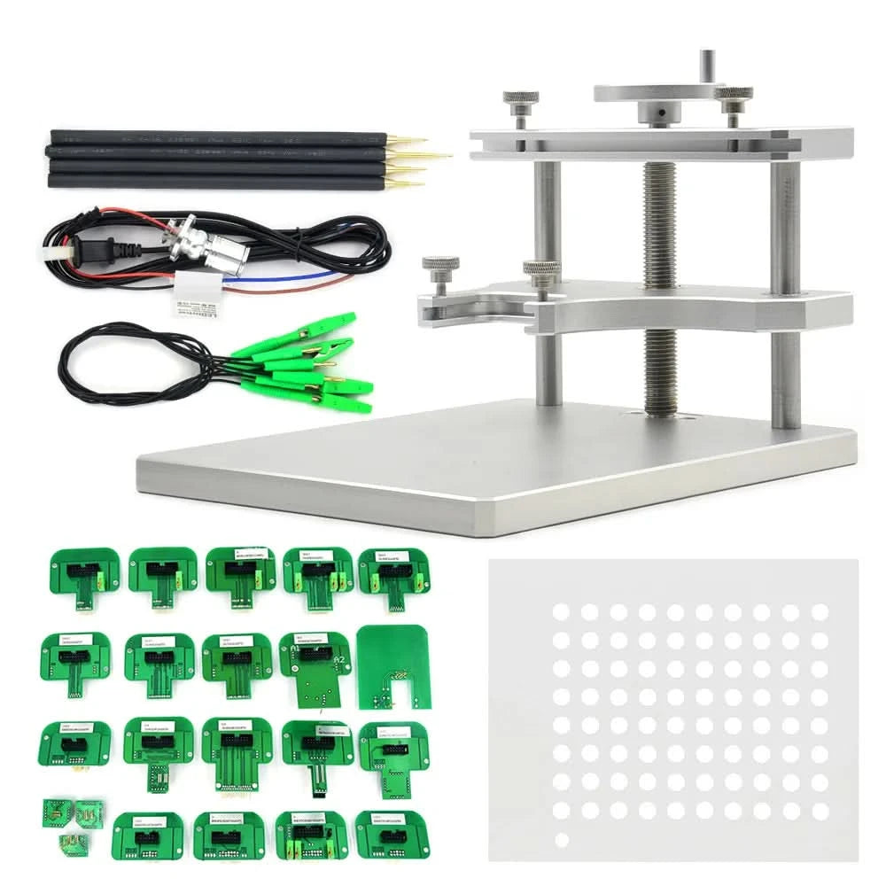 LED BDM FRAME Edelstahl mit 4 Taststiften 22-teilige BDM-Adapter für KTAG/KESS/Fgtech ECU Chip Tuning Programmiergerät