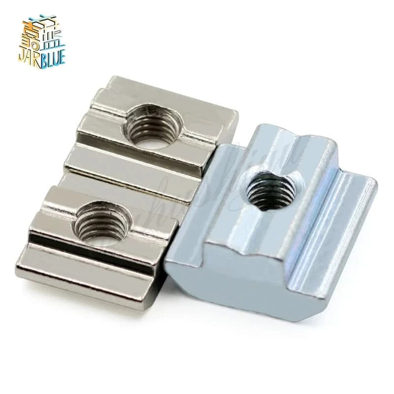 5/10/20 Stück M3 M4 M5 M6 Nut-T-Mutter Gleitmutter für 2020 3030 4040 Profil Nut-T-Mutter Aluminiumprofile Möbel