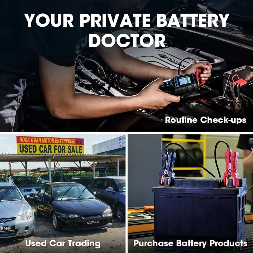 TOPDON BT200 12V 24V Autobatterietester Batteriebelastungstester Batterieanalysator PKW LKW Mechaniker Reparatur Auto Diagnosebatterie