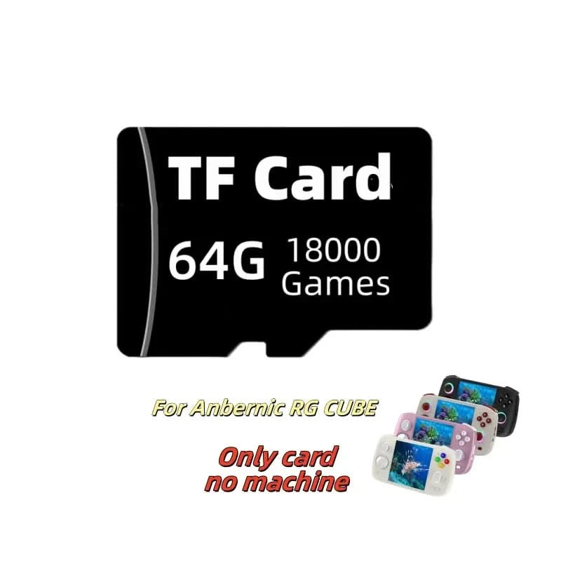 Spielkarte für Anbernic RG CUBE TF-Karten-Speicherkarte Retro-Spiele PS2 PSP PS1 3DS Android Handheld-Spielkonsole Gaming 512G Geschenk