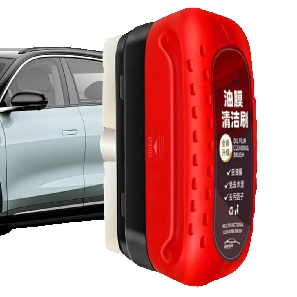 Autoglas-Ölfilm-Reinigungsbürsten-Entferner mit Schwammtuch 120ml 2024