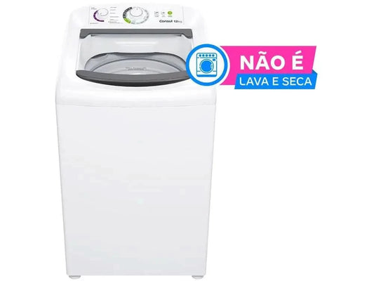 Consul 12kg Washing Machine with 16 Wash Programs, White, CWH12 - 220V