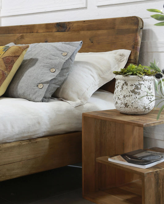 Modern Storage Bedroom Furniture Wood King Size Bed Sets with Night Stands