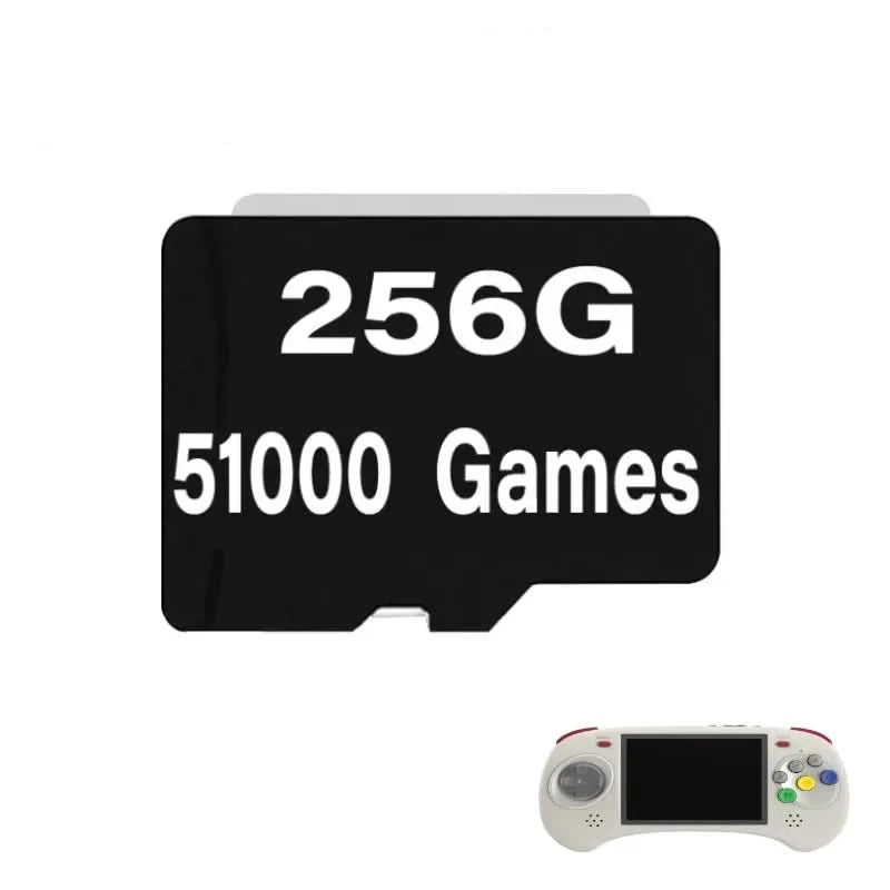 Für ANBERNIC ARC-D ARC-S TF-Karte für 512G 256G 128G 64G Retro-Handheld-Spiel PS2 PSP 512G 80000 Spiele TF-Karte vorinstallierte Spiele