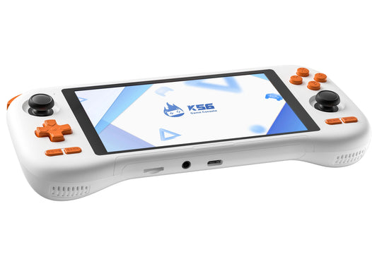 KINHANK K56 Handheld Game Console 5.5'' Touch Screen 50 Emulators for Android 14 PS1/PSP/DC/SS 5000mAh WIFI5 Retro Game Player