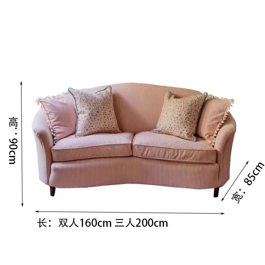 Floor Double Living Room Sofas Armrest Comfortable Romantic Design Sofa Luxury Puff Meuble De Salon Furniture Accessories