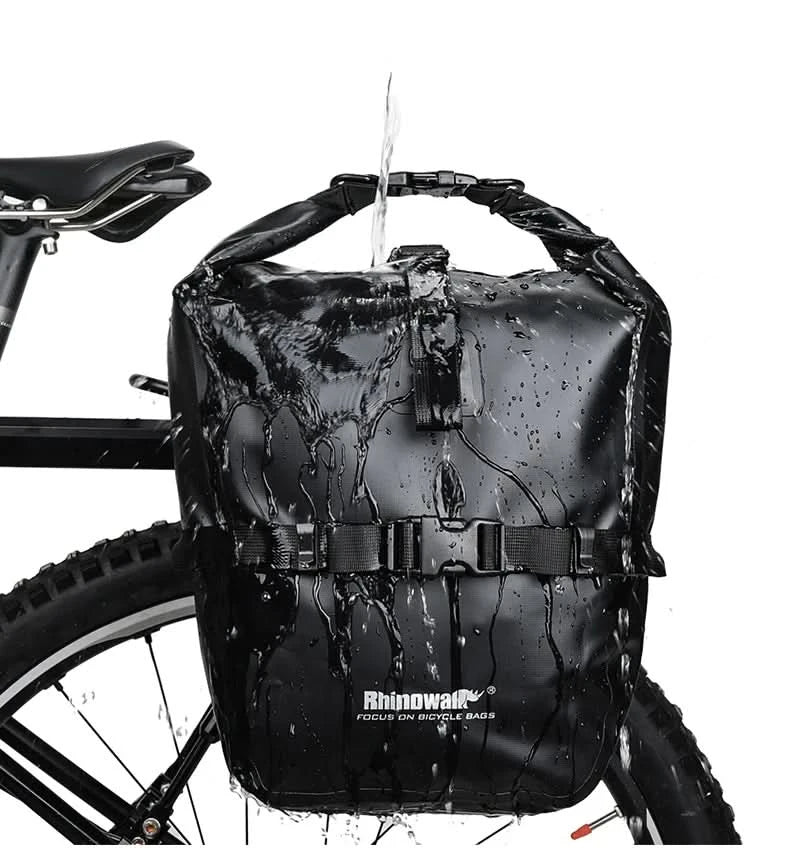 Rhinowalk Wasserdichte Fahrradtasche 20L/27L Reise Radtasche Korb Fahrrad Gepäckträger Hinten Sattel Tasche Fahrradtaschen & Packtaschen