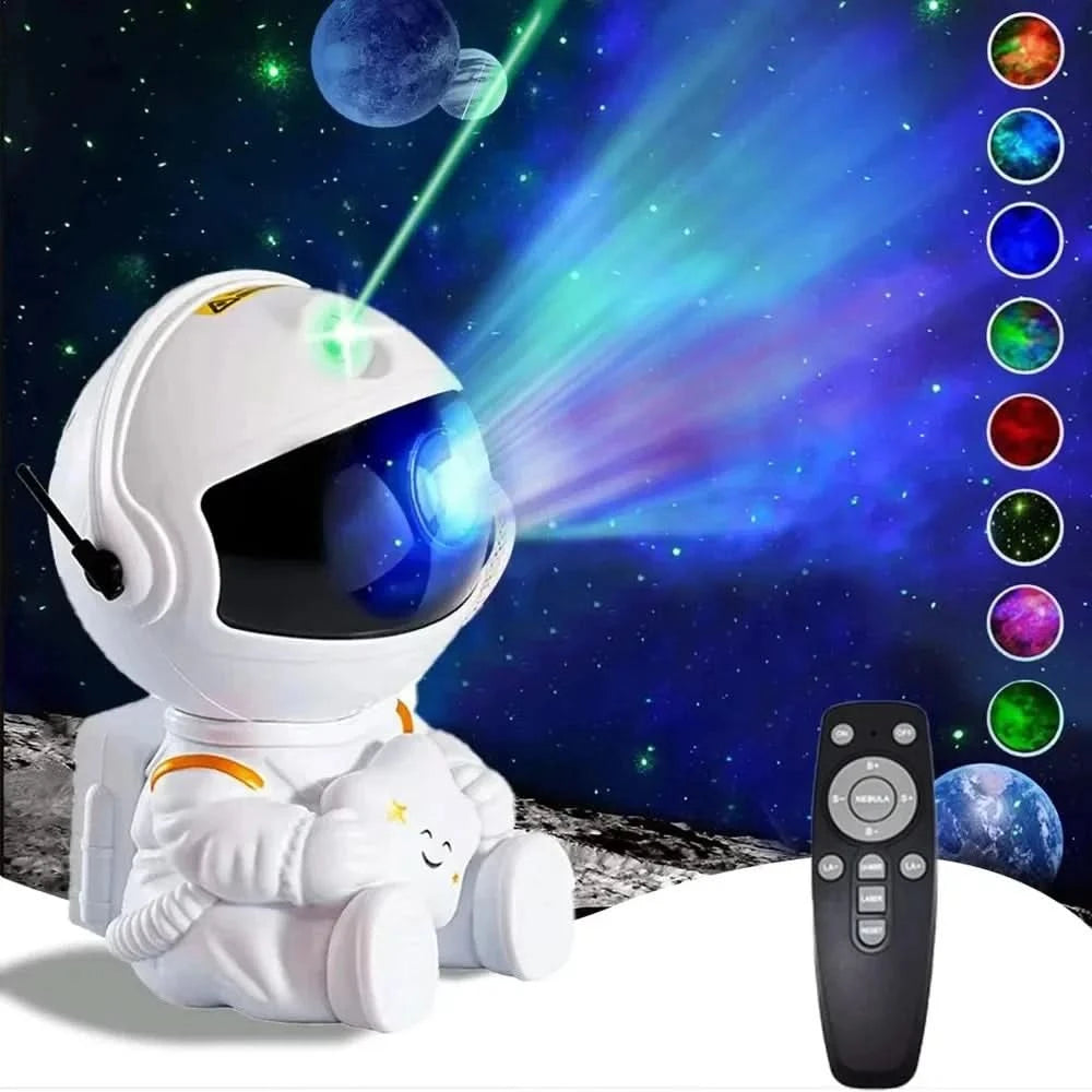 Astronaut Starry Sky Projector, Galaxy Night Light, Starry Sky Projector, LED Astronaut Light, Quarto e sala de jogos