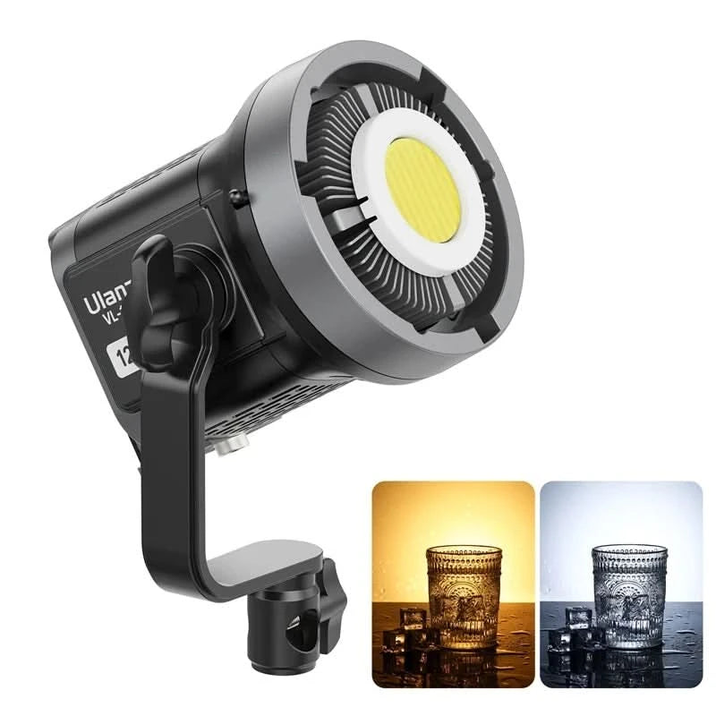 Ulanzi VL-120Bi VL-120C 120W V-Mount Videoleuchte mit kabelloser Steuerung CRI 95+ 2700K-6500K COB Lampe für Innen- und Außenaufnahmen