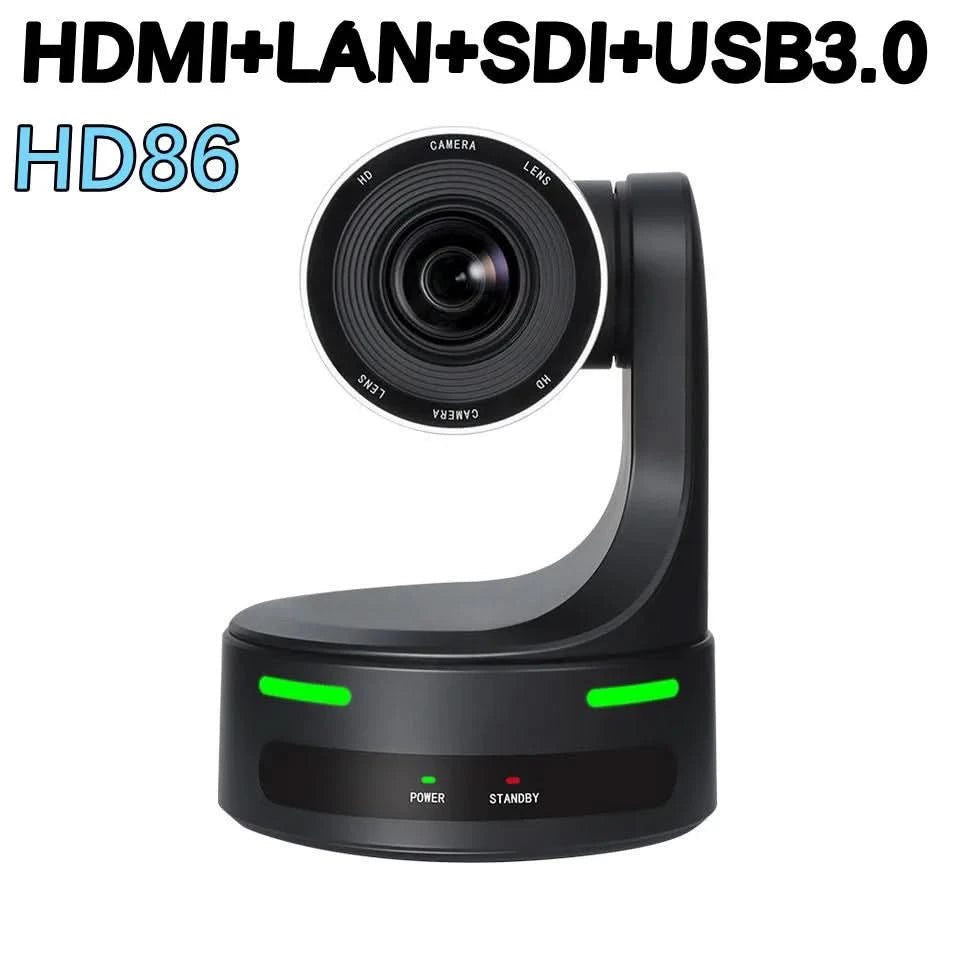 NDI HX PoE Kirchen-PTZ-Kamera 12/20-fach Zoom 60fps USB HDMI LAN SDI Steuerung für Videokonferenzen, Rundfunk, YouTube mit Tally-Leuchte