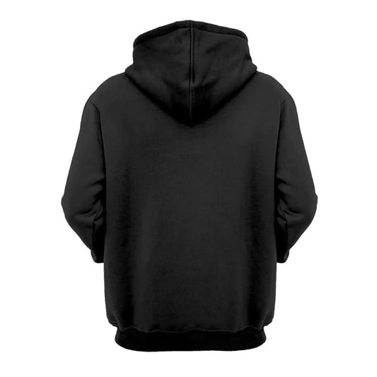Men's Comfortable Kangaroo Sweatshirt Set + Soft Black Cap