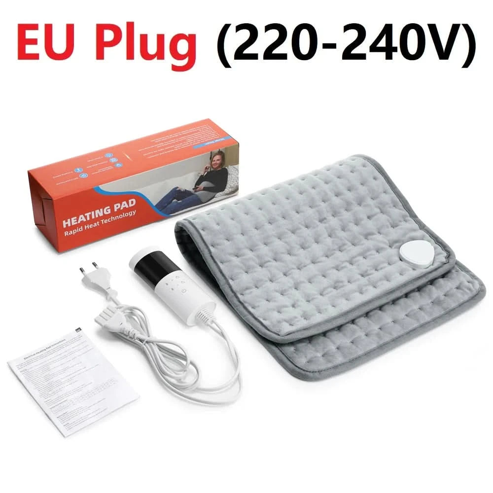 58*29cm Elektrisches Heizkissen, Physiotherapie-Heizdecke, Beseitigt Müdigkeit, Winterwärmer, 110V 230V US/EU/UK Stecker