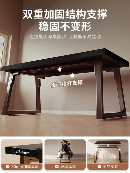 Gaming Desk, Carbon Fiber Computer Desk, Office Home Games, Desktop Desk