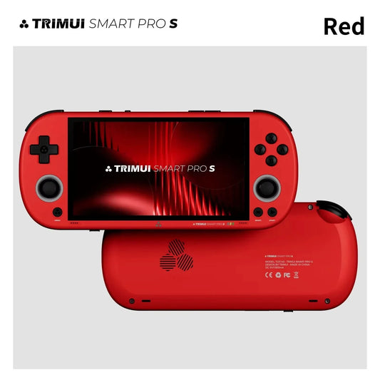 Trimui Smart Pro S Retro Handheld Game Console 4.96'' IPS Screen Linux System Joystick RGB Lighting Video Game Smartpros Gifts