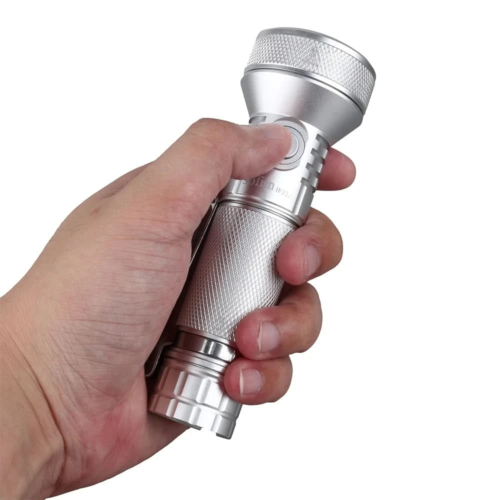 Sofirn IF22A TIR Optik 2100lm LED-Taschenlampe Wiederaufladbare 21700 USB C Leistungsstarke EDC-Leuchte Fackel Outdoor-Laterne zum Angeln