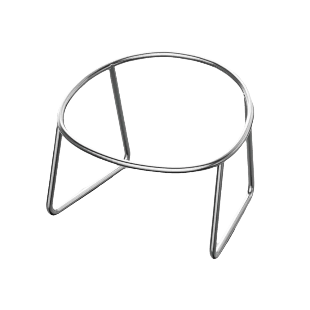 304-Stainless Steel Raised Cat Bowl with 15° Elevated Design.