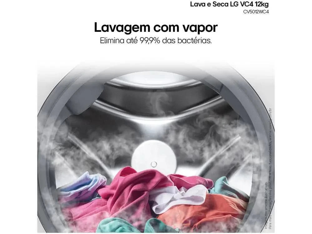 Lava and Dry LG 12kg Smart VC4 CV5012WC4 with-110V