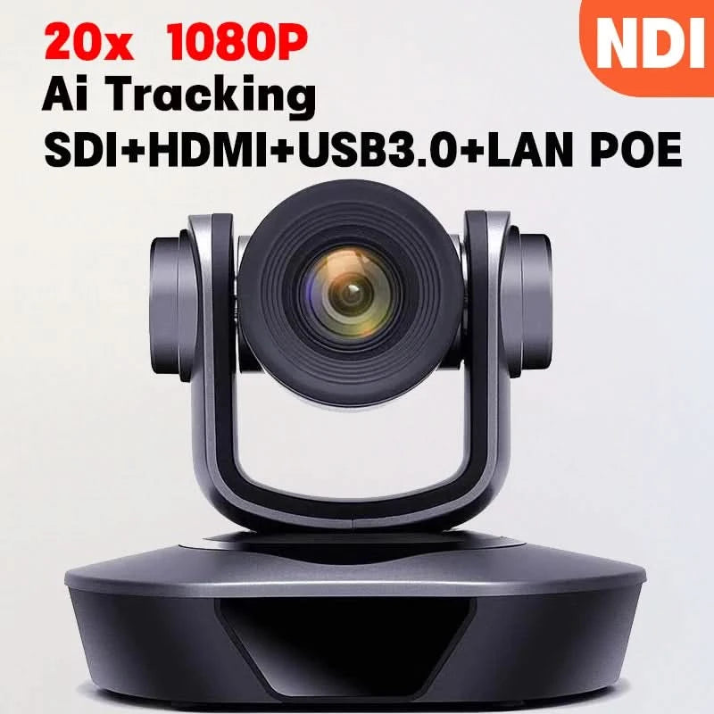 4K PTZ-Kamera mit 10x 20x Zoom, HDMI, SDI, LAN, USB, NDI, POE, 60FPS, 30FPS Videokonferenzkamera zur Unterstützung von Live-Übertragungen in Kirchen