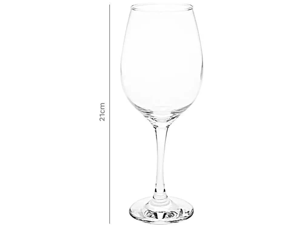 6-teiliges Glas-Set für Wein/Wasser 385ml Nadir Figueiredo