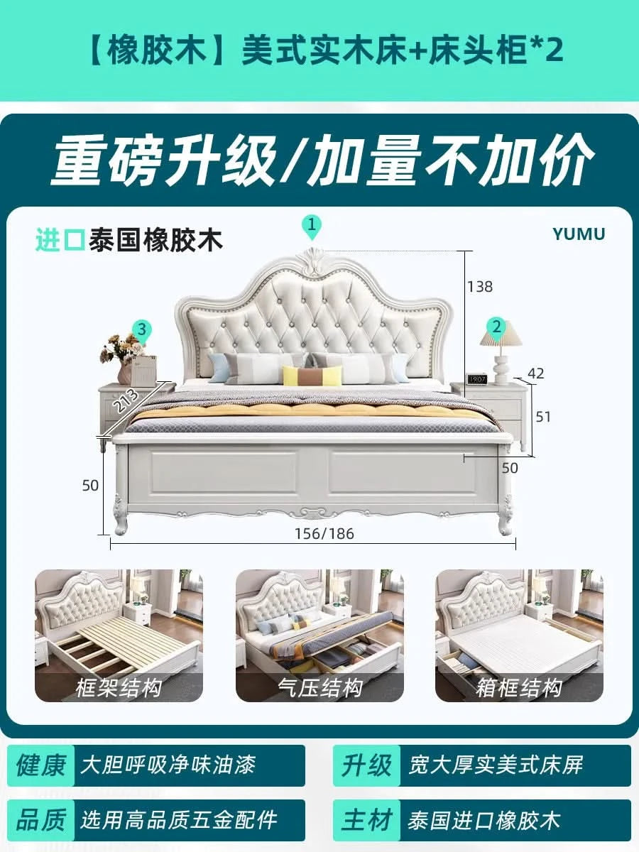 Design Bedroom Bed Children Luxury Single Full Girls Modern Headboards Bed Design Simple Letto Matrimoniale Unique Furniture