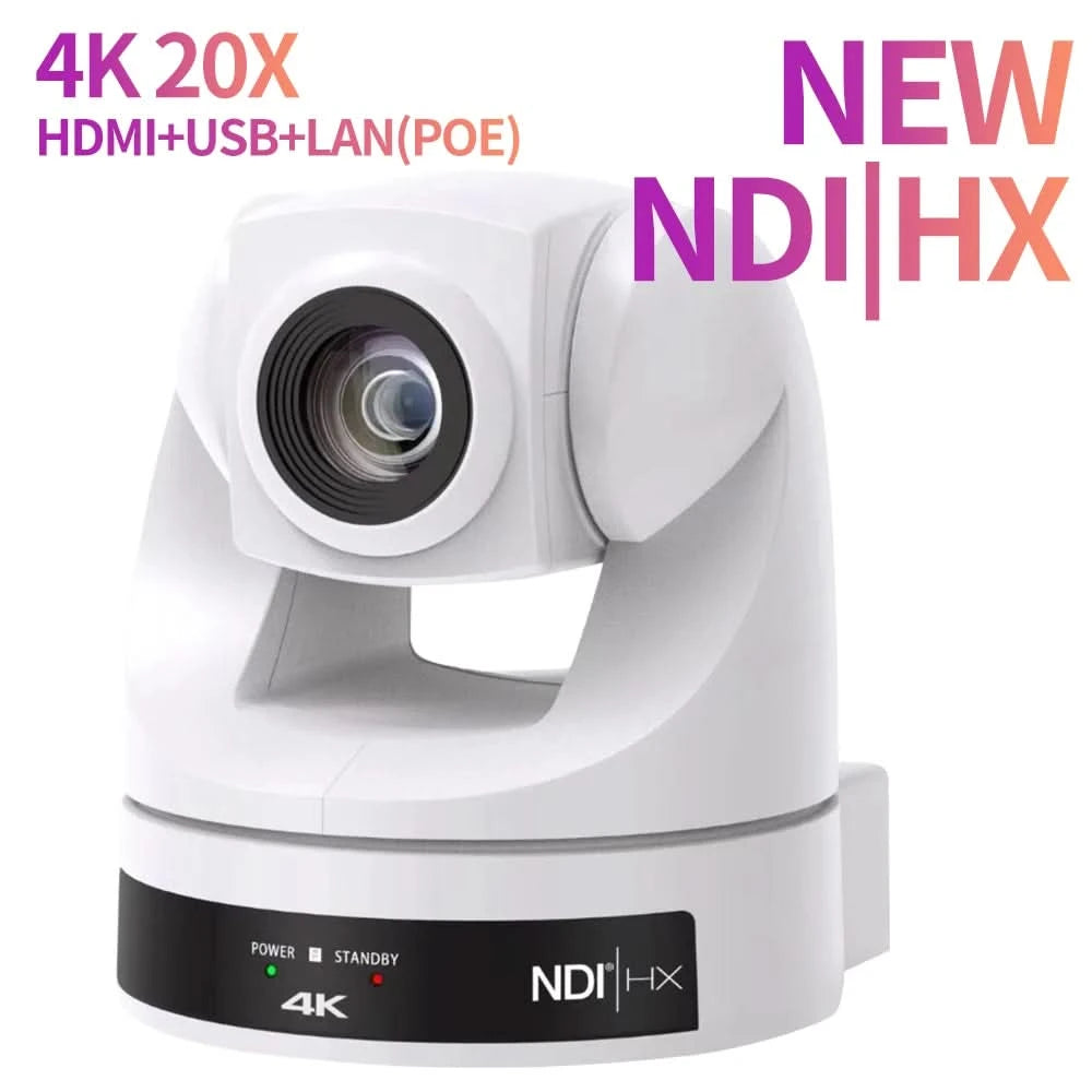 Runpu 4K30fps 20-fach optischer Zoom AI-Tracking PTZ NDI-Kamera HDMI LAN POE Live-Streaming Broadcast-Videokonferenzsystemkamera