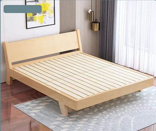 Modern Simple Small Family Master Bedroom Room Rental House Solid Wood Bed