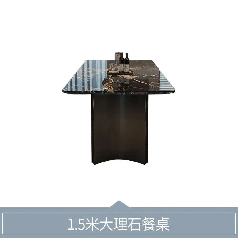 Marble Kitchen Dining Table Wall Lounge Designer Restaurant Modern Dining Table Luxury Study Mesas De Comedor Kitchen Furniture