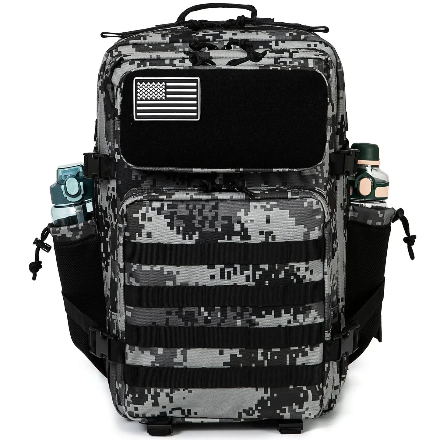 45L Taktischer Rucksack für Herren Outdoor Camping Ausrüstung Wanderrucksack Überlebensrucksack Reisetasche Schulranzen