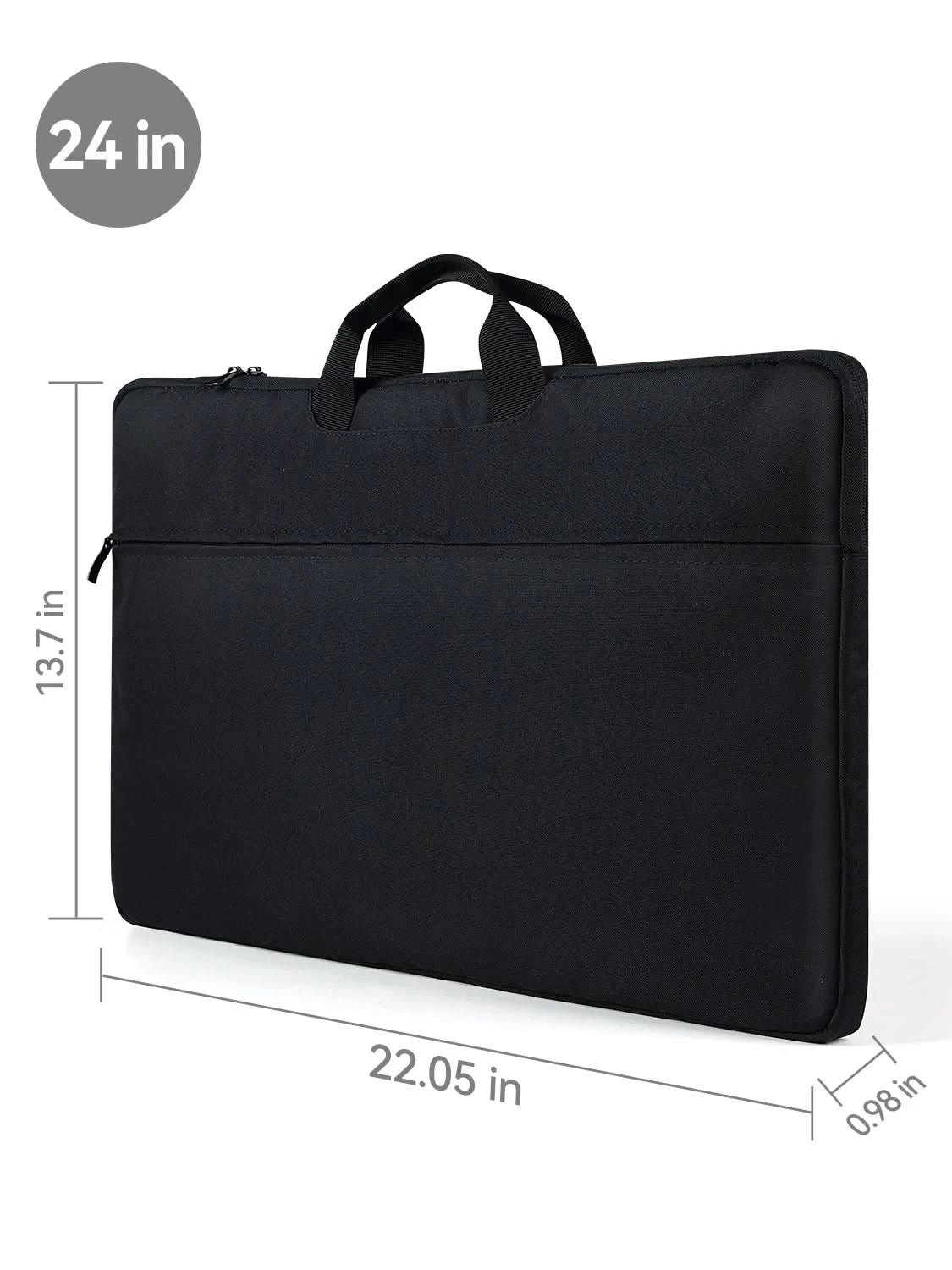 Wasserdichte Laptophülle 24 Zoll für UPERFECT Portable Monitor UMAX 24 23 22 Touchscreen Computerhülle mit großer Seitentasche