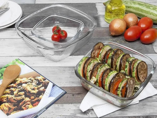 Set of Glass Baking Saucers Always