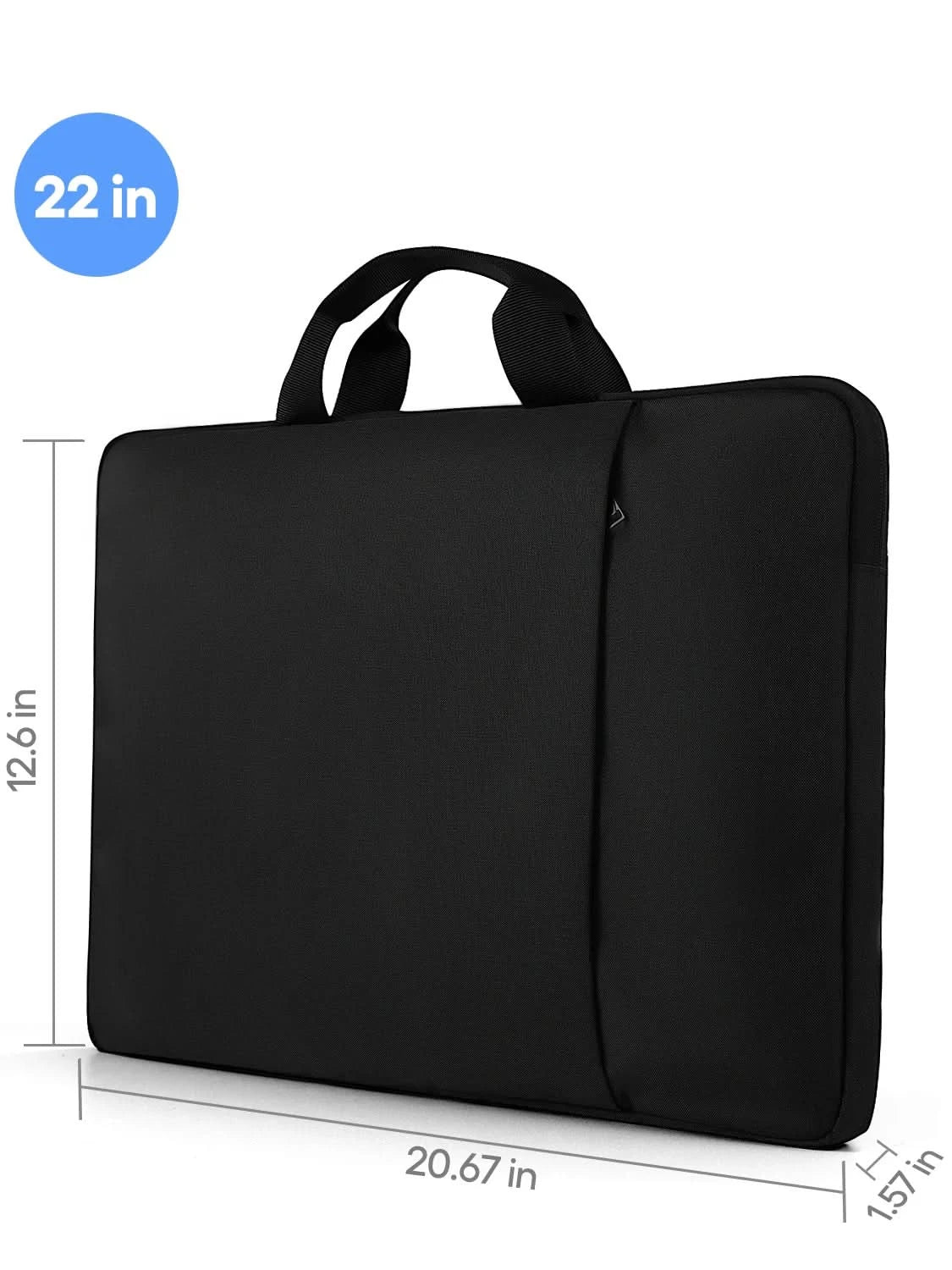 Wasserdichte Laptophülle 24 Zoll für UPERFECT Portable Monitor UMAX 24 23 22 Touchscreen Computerhülle mit großer Seitentasche