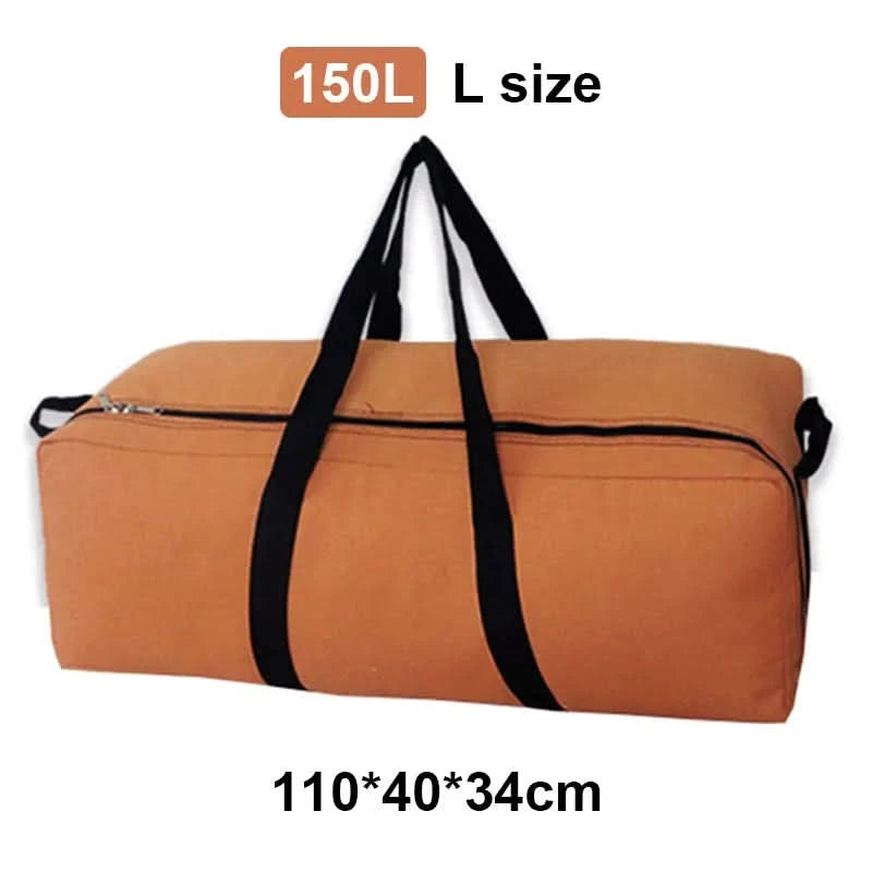 Reisetasche mit supergroßer Kapazität, Outdoor-Campingrucksack, wasserdichte Handtasche, 1680D Oxford-Stoff-Gepäcktasche, 55 l/100 l/150 l