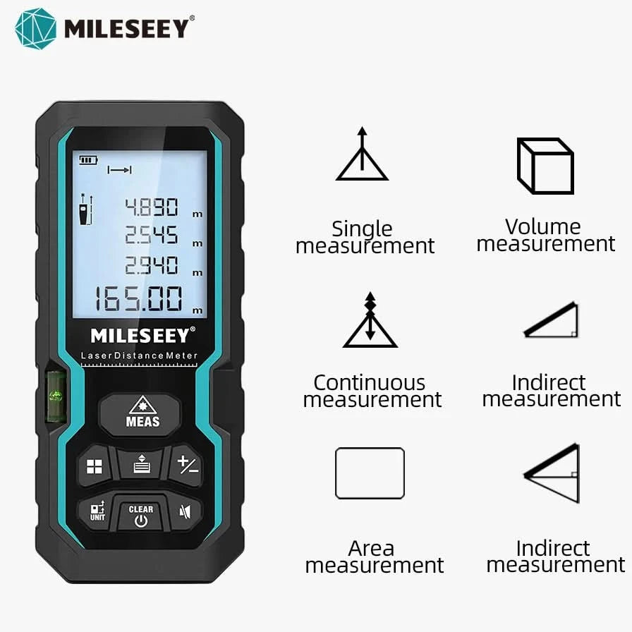 Mileseey X5 S6 Laser-Bandmaß Laser-Profi-Laser-Entfernungsmesser Trena Entfernungsmesser Laser-Metro Laser-Entfernungsmesser