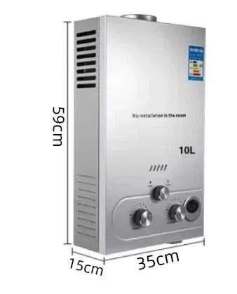 Sihao 6L 8L 10L 12L 16L 18L Flüssiggas-Durchlauferhitzer Sofortiger Gasboiler Butan Propan Gasboiler für Camping und Outdoor