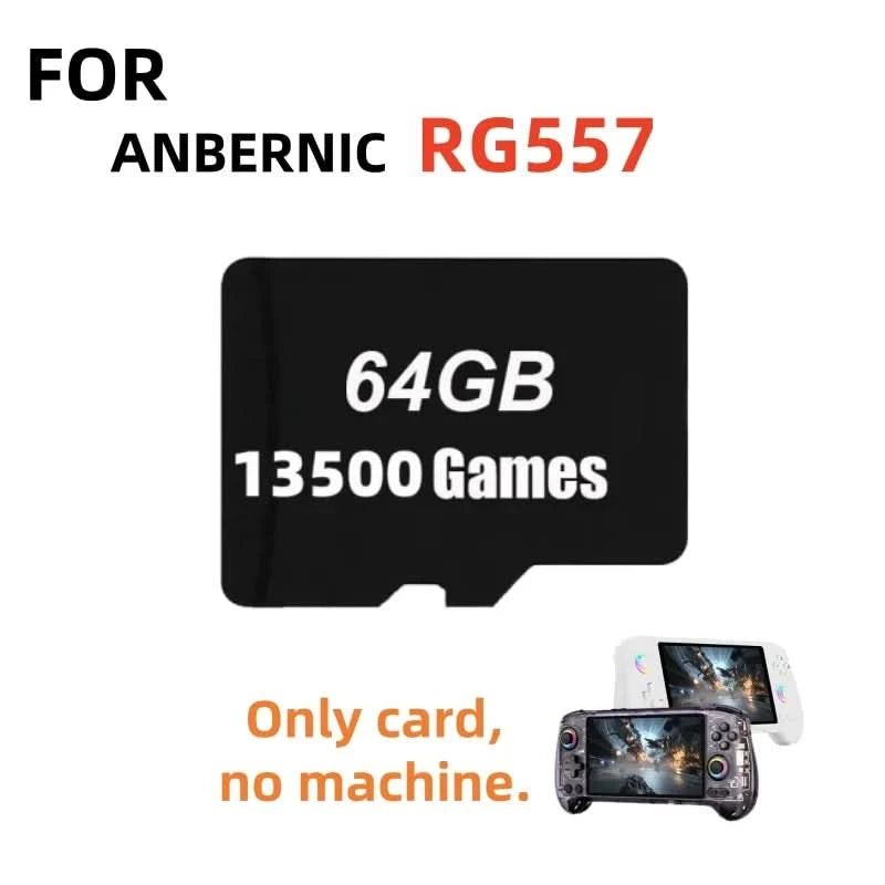 For RG557 Portable Handheld Game Console Memory Card TF Card SD Card Game Card Video Player Retro Game Android 512G PSP PS2