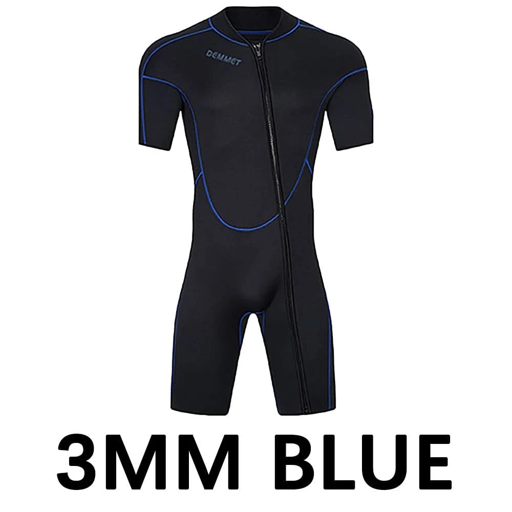 Taucher-Neoprenanzug 1,5-3 mm, einteilig, Neopren, Herren und Damen, Ganzkörper-Neoprenanzug, Sonnenschutz, warm, Badeanzug, Schwimmen, Surfen, Schnorcheln